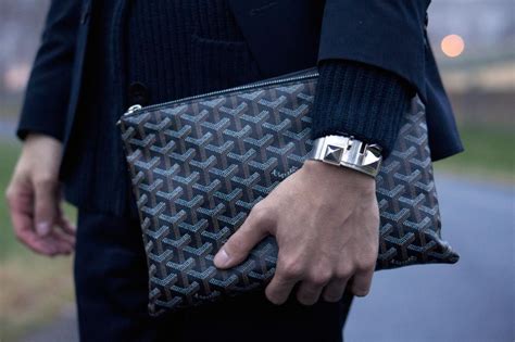 goyard senat pouch review|Goyard senat purse.